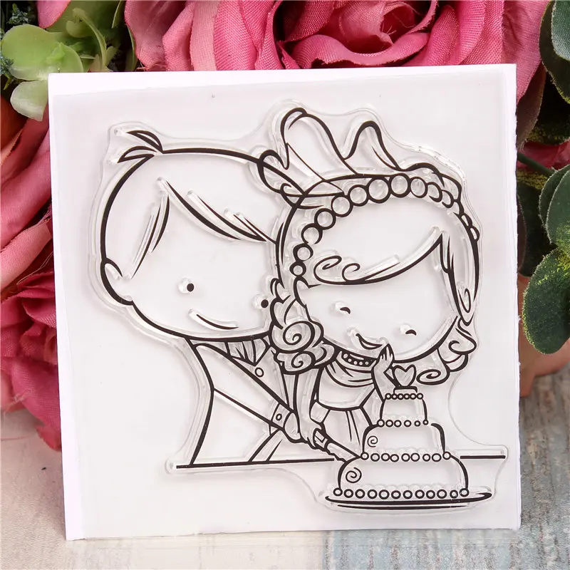 2018 latest clarity Transparent Clear Silicone Stamps and Metal Cutting