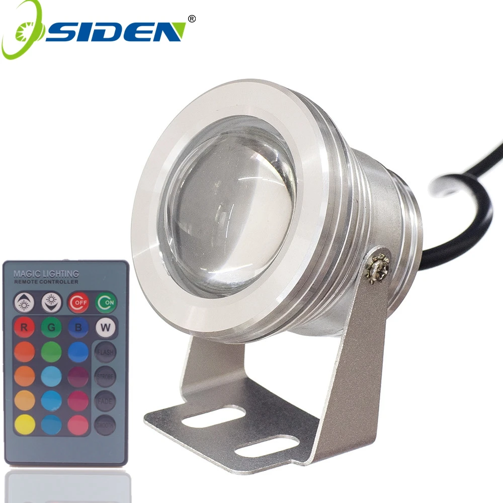 OSIDEN LED lighting RGB 16 color LED underwater lights 10W 12V 1000LM