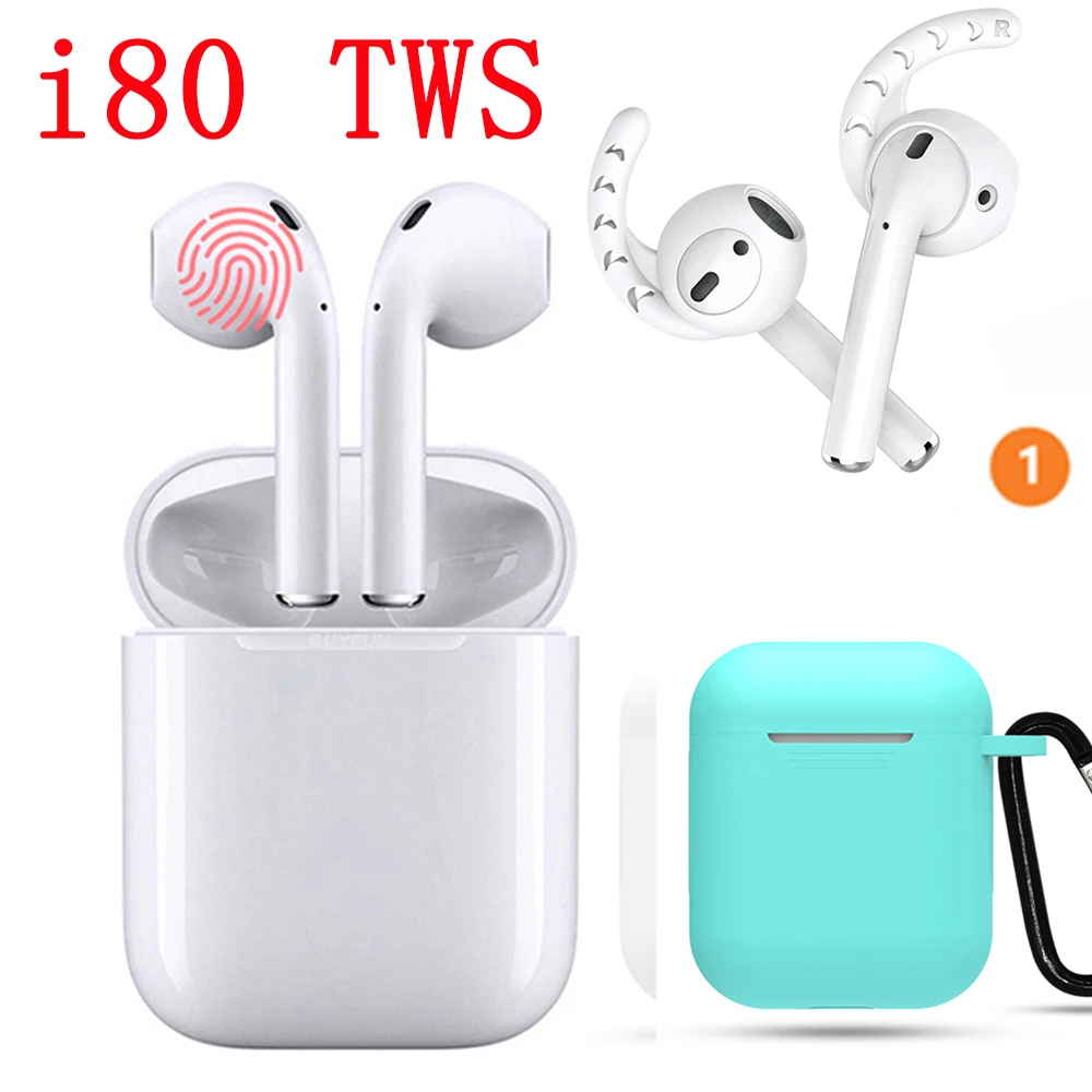

I80 TWS Pop-up Air 2 Wireless Bluetooth Earphones W1 Chip Pop Up Windows Earbuds Wireless Headset For iPhone 2 Generation