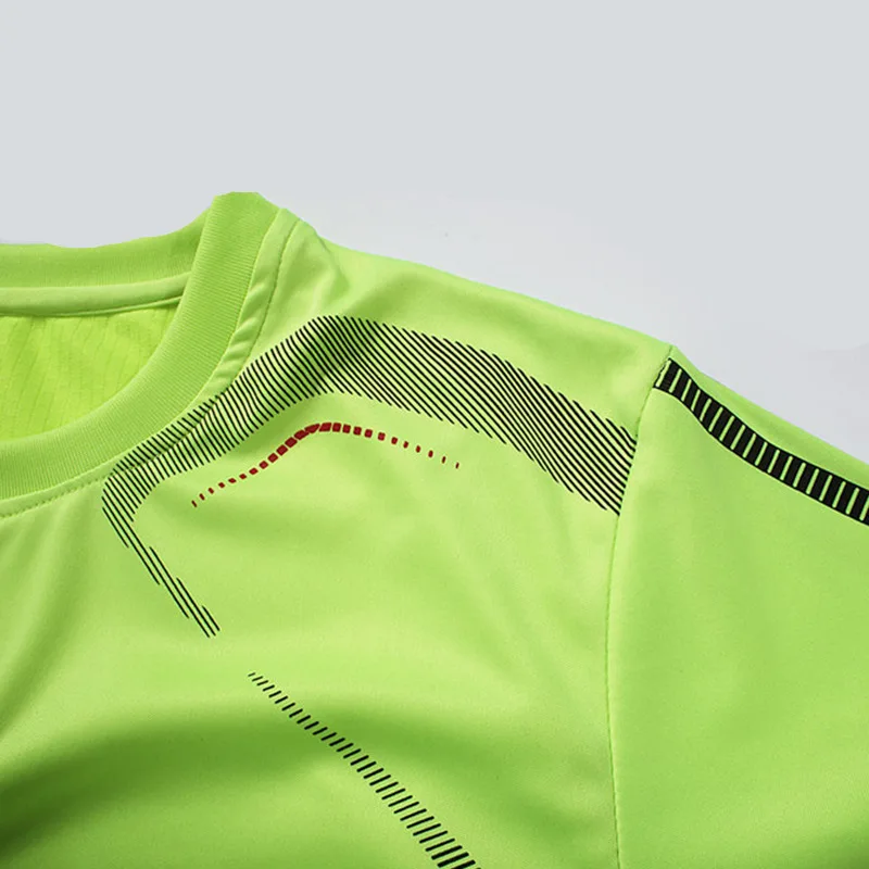 FANNAI Brand hombres tenis deportes al aire libre entrenamiento de secado rápido bádminton hombres camisetas de manga corta Camisetas tops ropa