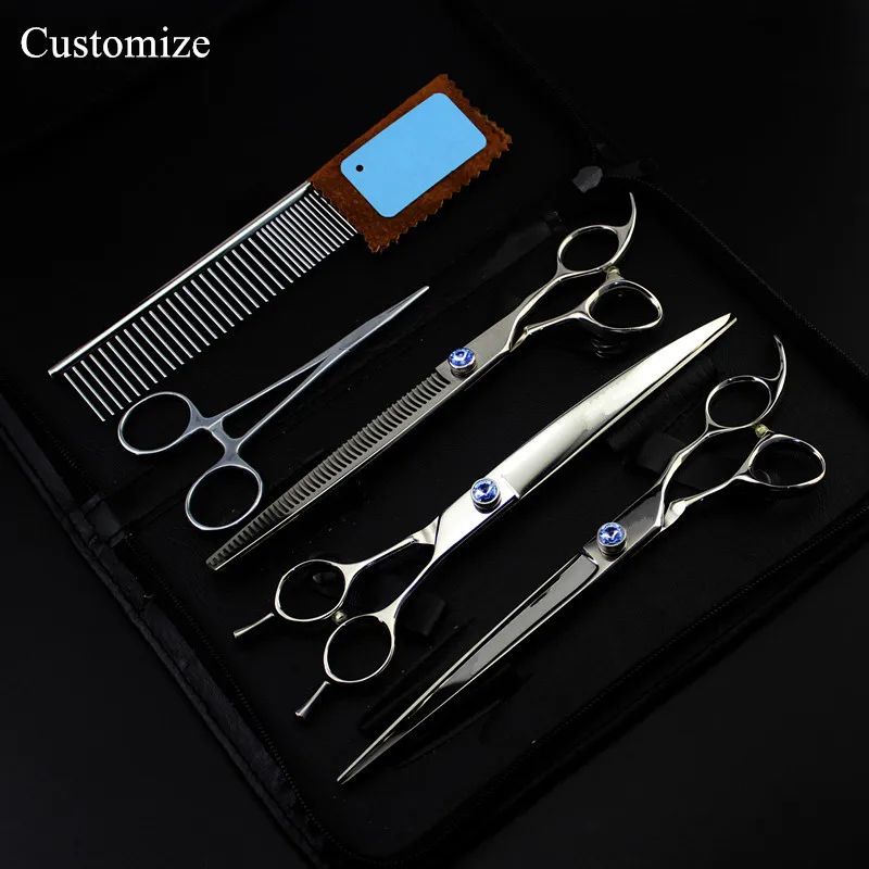Customize professional 5 kit Japan 440c 8 '' Pet dog grooming hair
