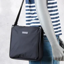 Мужская сумка через плечо Bolsos Mujer Офисная Рабочая сумка портфель Portafolio водонепроницаемый нейлоновый черный карман для сотового телефона сумки через плечо
