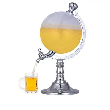 

1.5L Mini Globe Beer Dispenser Wine Pourer Wine Rack Dispenser Barware Beer Beverage Liquid Water Juice Alcohol Pouring Machine