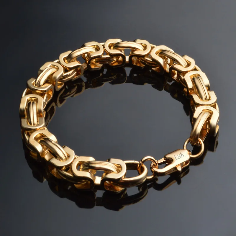 9 мм моды в Дубае браслет Золотые украшения Цвет Эфиопский браслет Pulseiras для Для женщин Африка арабских Items18 K