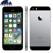 Разблокированный Apple iPhone SE 4 аппарат не привязан к оператору сотовой связи для мобильных телефонов на базе iOS A9 двухъядерный процессор, 2G Оперативная память 16 GB/64 GB Встроенная память 4," 12.0MP смартфон с отпечатками пальцев