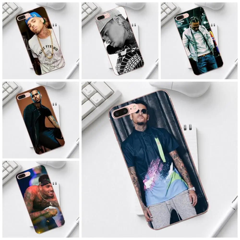 Для iPhone 4 4S 5 5C SE 6 6S 7 8 Plus X XS Max XR Galaxy A3 A5 J1 J3 J5 J7 2017 мягкий чехол Capa Cover Team Breezy Chris Brown |