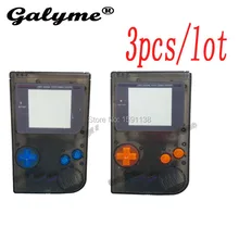 3 шт./партия, черный цвет, пластиковый сменный корпус для GameBoyGB, классический корпус для GBO DMG-001, чехол