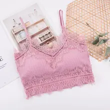 Женские топы без косточек с кружевом и красивой спинкой, нижнее белье