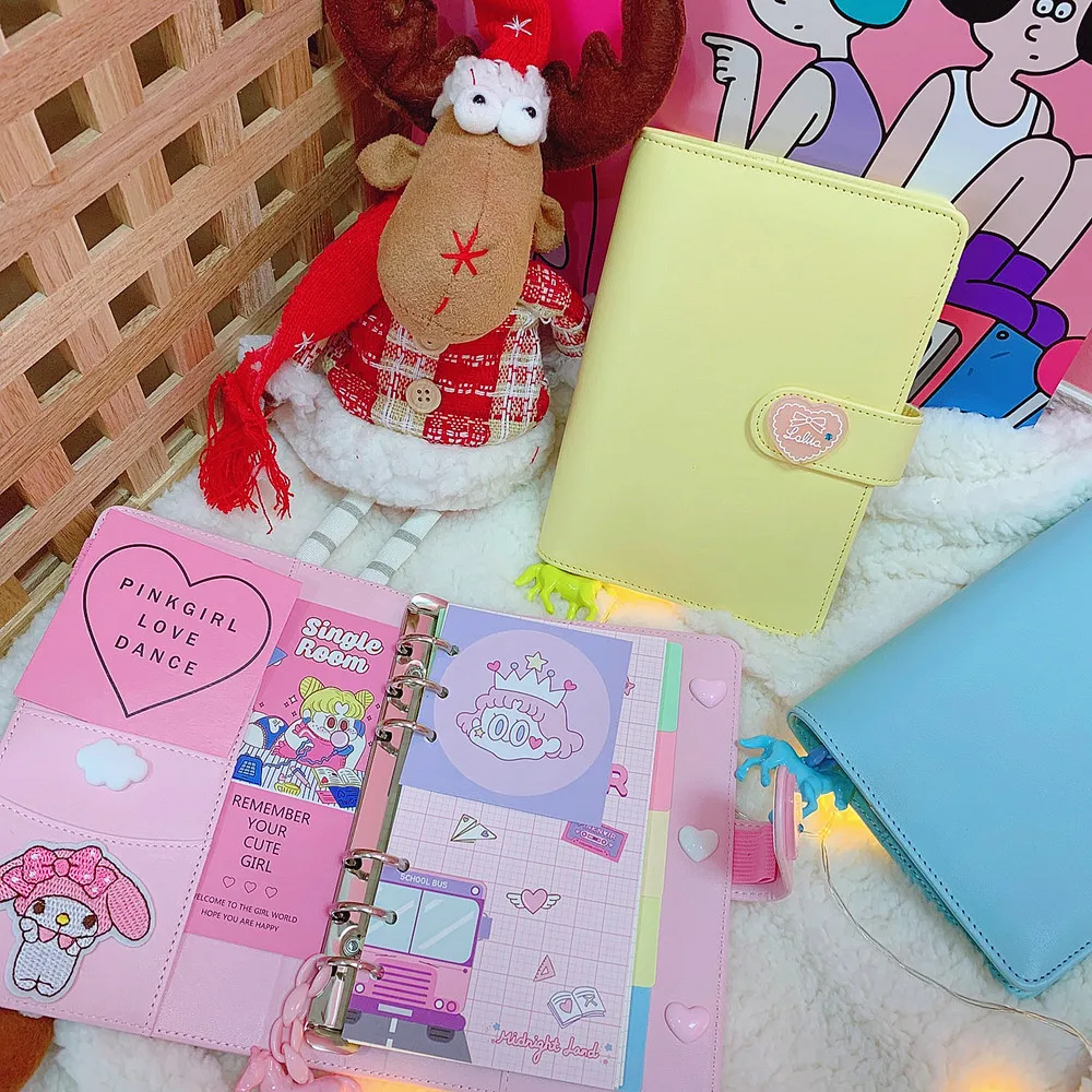 DIY блокнот рубанок Kawaii Bullet Journal Дневник для девочек Органайзер красочная книжная заметка для студентов ежедневный Еженедельный план канцелярские подарки