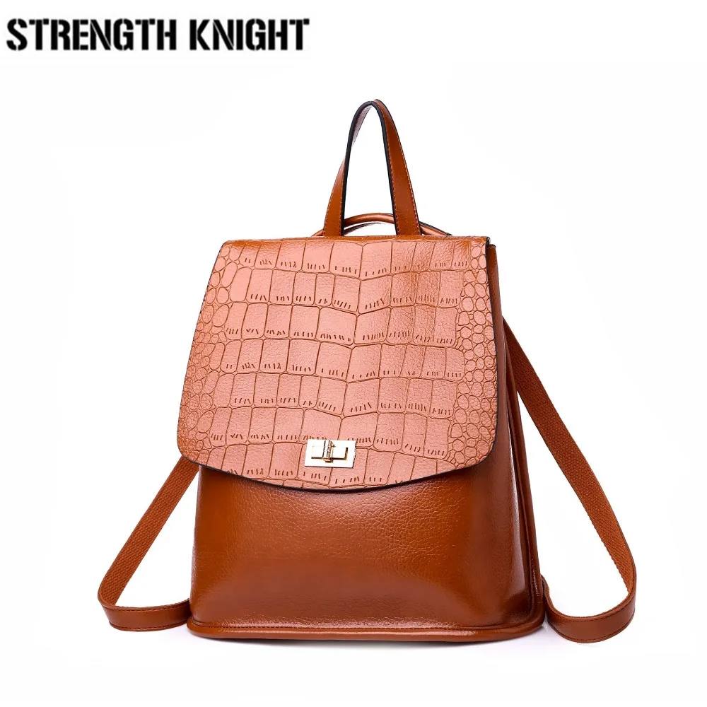 

Luxury Women Bag Leather Backpack Rucksack High Quality Bolsas Mochila Feminina Schoolbag For Girls Ladies Travel Bag
