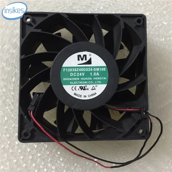 

F12038Z40D024-SM100 Inverter Cooling Fan DC 24V 1A 24W 12038 12cm 120*120*38mm 4 Wires