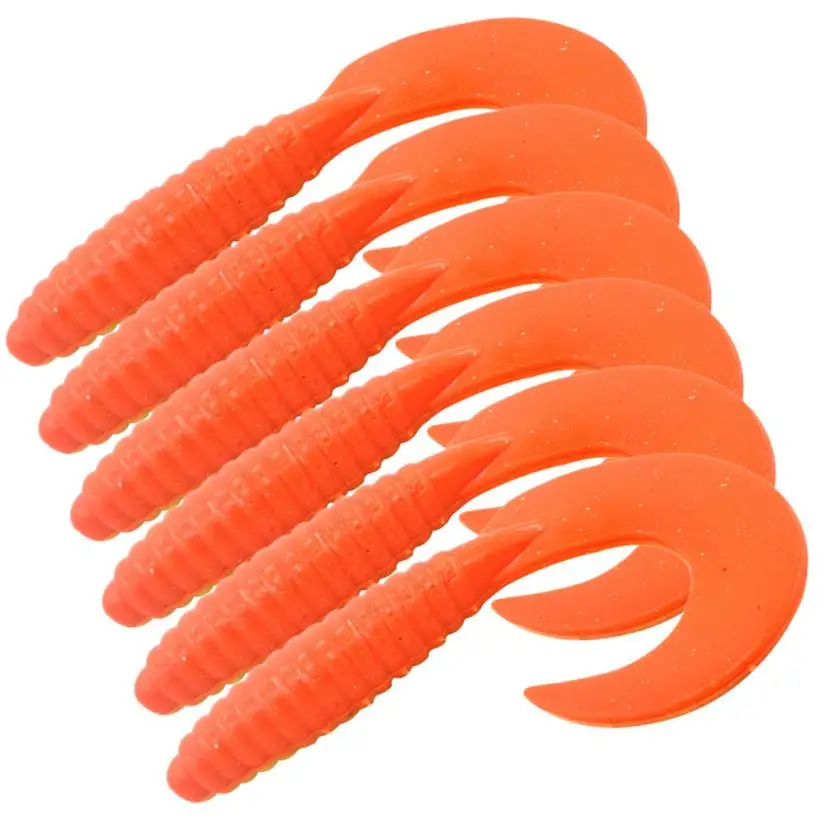  6pcs Fishing Lure 6.5cm 3.8g Swim baits Silicone Soft Bait Artificial Soft Lure Life like Shimp Lur