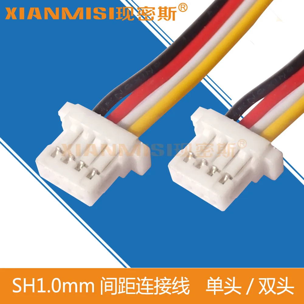Xianmisi микро мини шаг sh1.0mm шаг кабель Провода 2 3 4 5 6 7 8 9 10pin Женский 5 шт