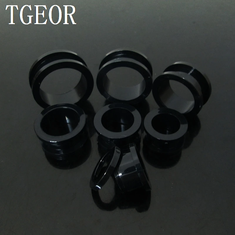 Бесплатная доставка ювелирные изделия для пирсинга 1 пара Калибр белый туннель