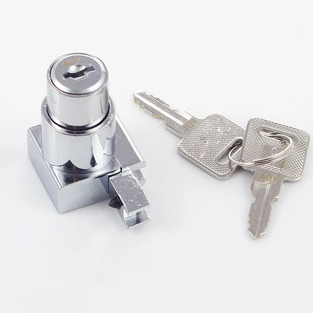1pcs Zinc Alloy Card Slot Furniture Office Cabinet Door Lock Sliding 1pcs Zinc Alloy Card Slot Furniture Office Cabinet Door Lock Sliding Glass Showcase