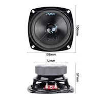 AIYIMA 1Pcs 4 Inch Portable Full Range Sound Speaker 8 Ohm 50W TV Computer Woofer Audio Speakers DIY For Home Theater - Image 3