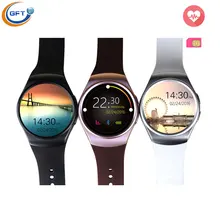 GFT Bluetooth Smart Uhr Gesundheit Mp3 Schrittzähler Android Smartwatch kw18 mit Sim-karte Handy GSM Tragbares Gerät Telefon smart wach