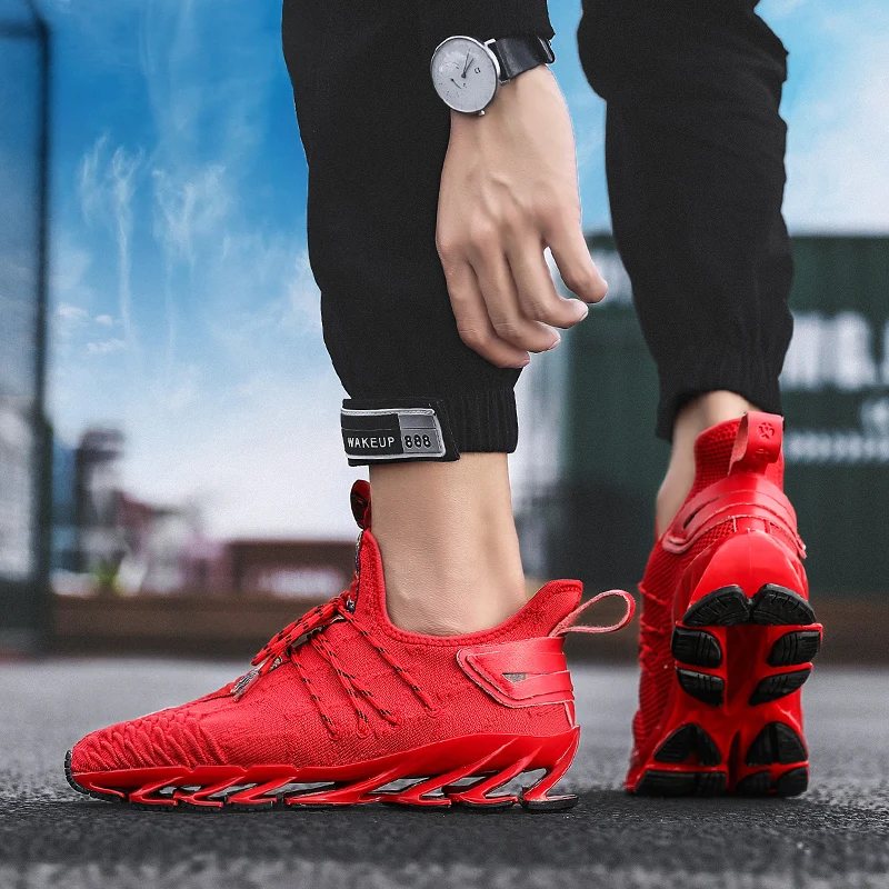 Мужские кроссовки из дышащей сетки Tenis Masculino Серые для фитнеса спортивная обувь