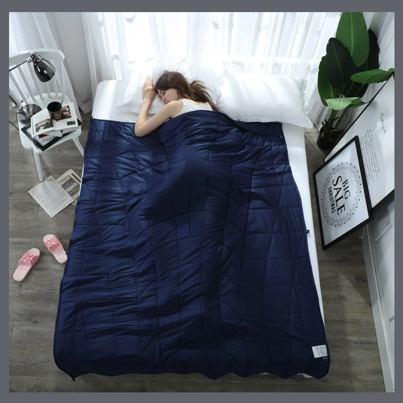 Продукт США тяжелое одеяло для сна декомпрессия способствует глубокому сну плед высокого качества гравитационное одеяло