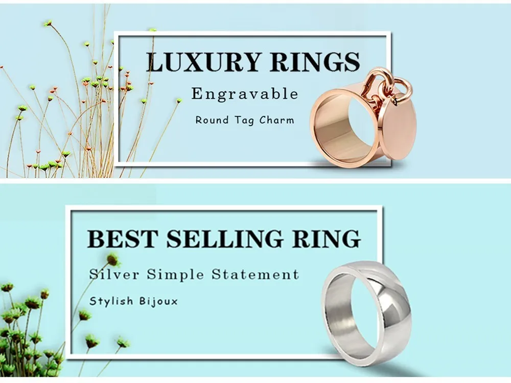 Гайка палец кольцо Кольца из нержавейки Для женщин Модные украшения кольцо лучший подарок широкий серебристый неправильной формы кольцо для Для женщин