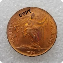 Португалия-50 центавос 1924,1925 копия монет памятные монеты-копии монет медаль коллекционные монеты