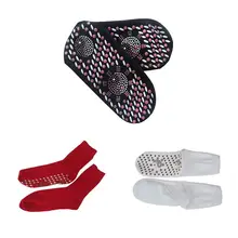 Зимние магнитные лечебные носки, Самонагревающиеся Носки, гетры для ступней с трещинами, теплые носки для ног, для катания на лыжах