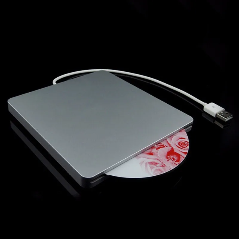 R7 Чехлы для оптических дисководов Портативный USB2.0 гаджеты DVD-ROM CD SATA внешний тонкий для MacBook Air портативных ПК не поддерживает DVD сжигание