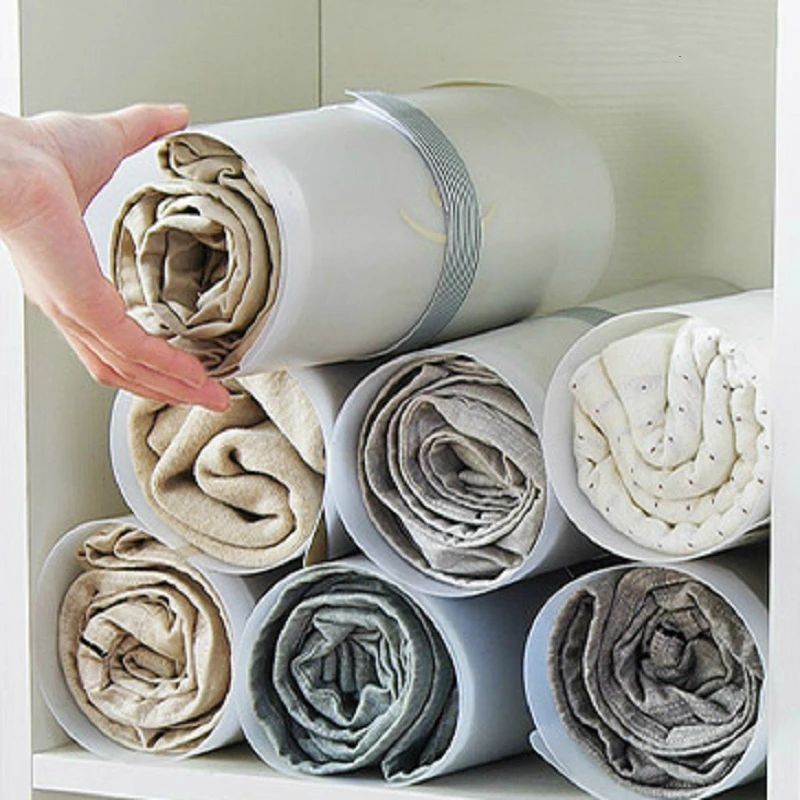 

Travel Cloths Folding Board Lazy Dress Roll Folder Magic Clothes Storage Laundry Clothes Rack Magic Sticker Wardrobe Organizer