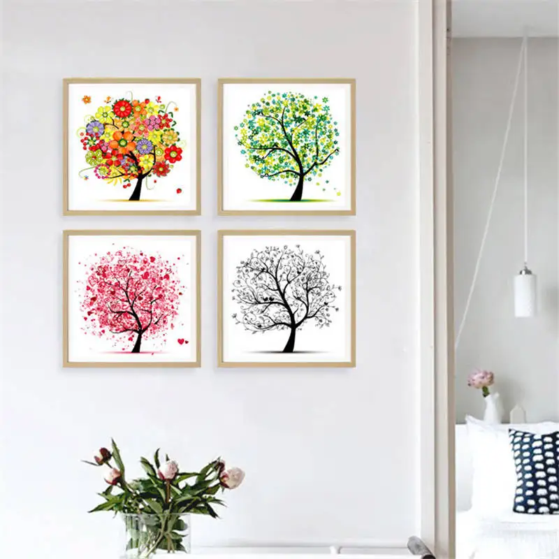 Картина на холсте Happy tree современные декоративные настенные картины картина