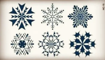 2019 новые стили, 6 формы снежинка красивый боди-арт макияж водостойкие временные татуировки наклейки