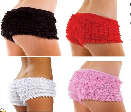 Женские кружевные трусики с рюшами нижнее белье|frilly knickers|panties lingerieslace knickers |