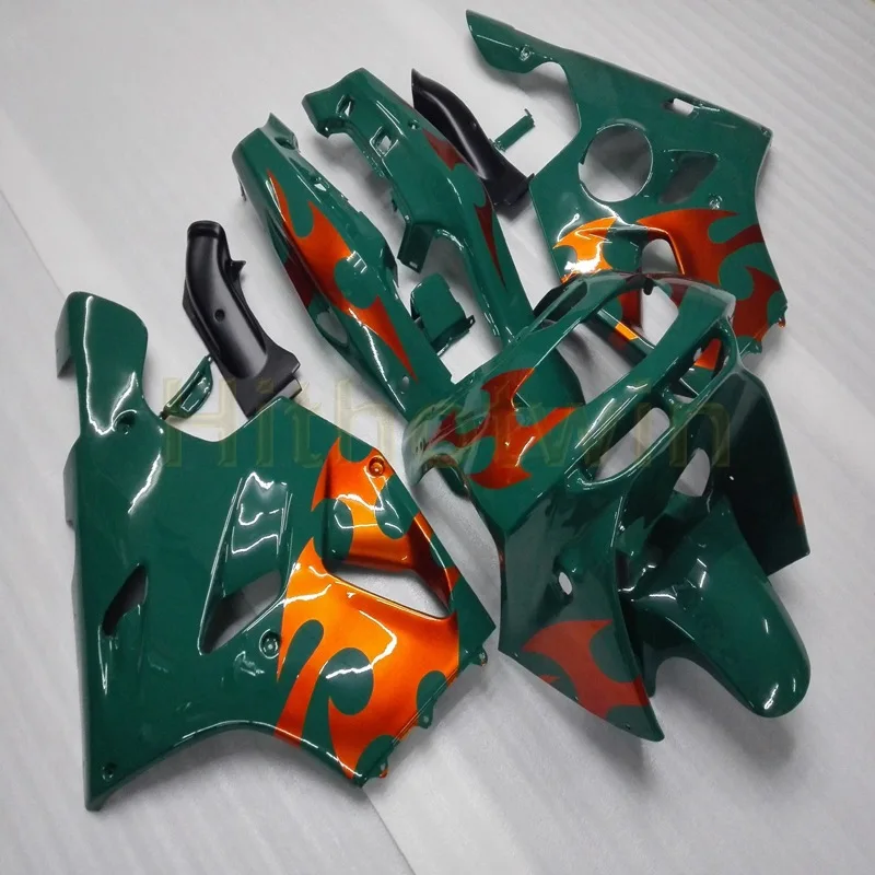 Пользовательские мотоцикла обтекателя Для KAWASAKI ZX6R 1994 1995 1996 1997 ZX 6R+ винты+ темно-зеленый комплект боди