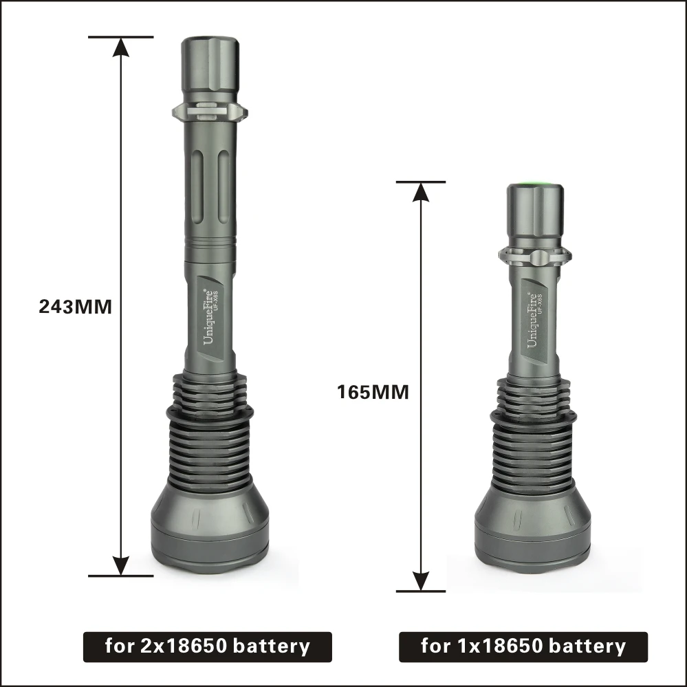Уникальный фонарь UF-X6S XM-L T6 1000 люмен мощная тактическая вспышка (удлинительная