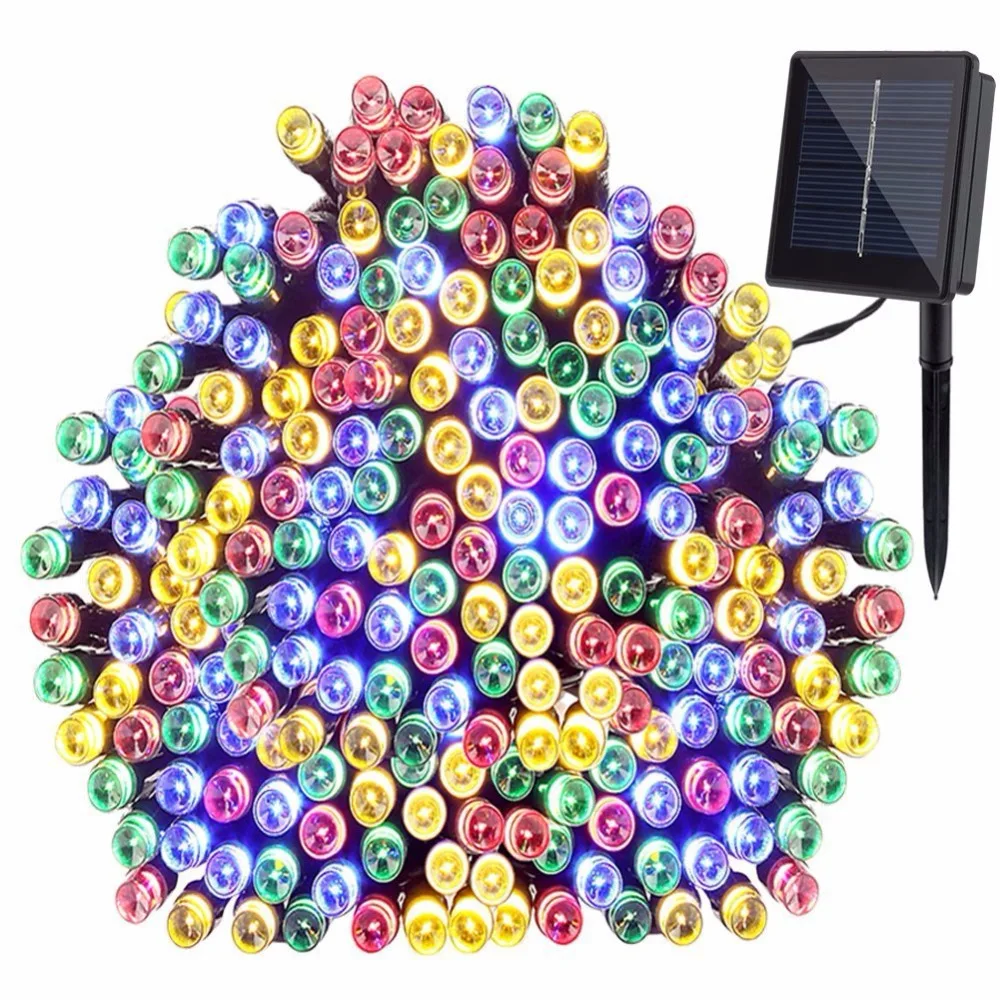 

Led String Light 22M 200 LED Solar Powered String Bulb Outdoor Fairy Lamp Waterproof Outdoor Garden Decoration Lights Christmas