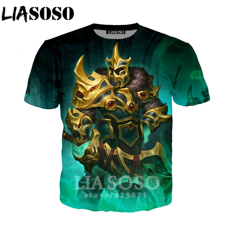 LIASOSO New Fashion Sweatshirt 3D Print Men Women Video Game Dota 2 T-Shirt Casual Unisex Short Sle