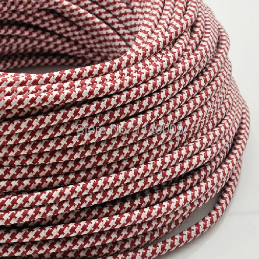 

10 meters 2 core 0.75mm2 fabric braided cable for pendant lamp textile wire