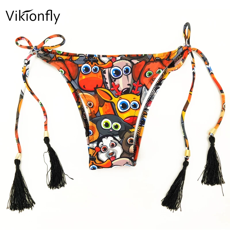 Сексуальное Бразильское бикини Vikionfly нижние шорты для плавания женщин купальник