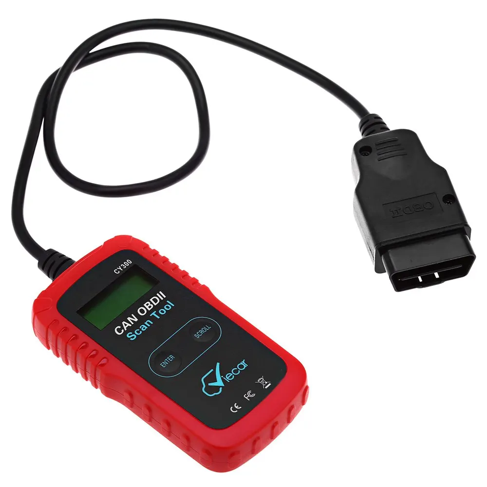 New CY300 OBDII Car Scanner Live Code Reader Diagnostic Scan Tool LCD