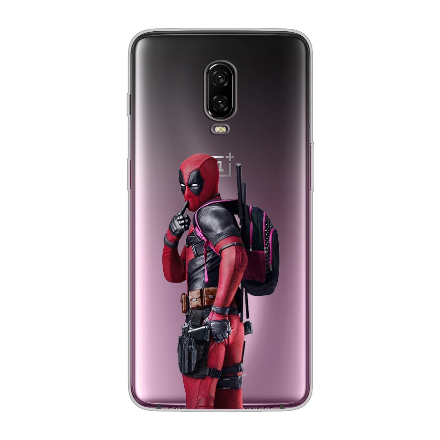 ciciber For Oneplus 6 6T 5 5T Silicone Phone Cases Deadpool Cute Cartoon Patterned Cover TPU For 1+ 6 5 T luxury Mobile Fundas ciciber For Oneplus 6 6T 5 5T Silicone Phone Cases Deadpool Cute Cartoon Patterned Cover TPU For 1+ 6 5 T luxury Mobile Fundas