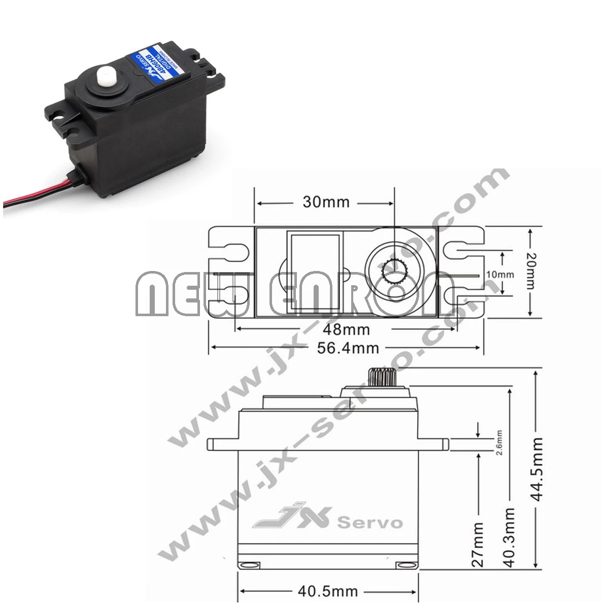 ENRON RC JX цифровой сервопривод руля(6 кг, 9 кг, 15 кг, 20 кг, 30 кг) для RC модели автомобиля