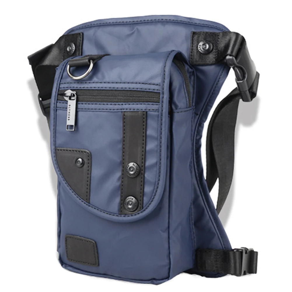 Cross Body Men With Belt Waist Pack Motorcycle Rider Hip Messenger Leg Bags Shoulder Bags Purse Waterproof