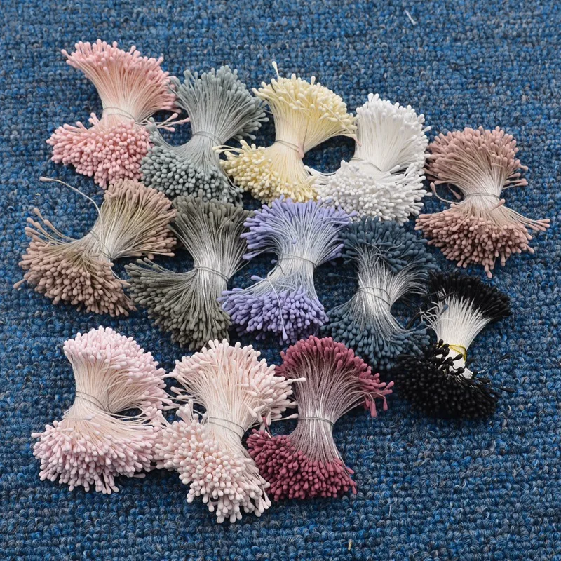 

400pcs 1.5mm Mini Flower Stamen Pistil Wedding Decoration Scrapbooking DIY Craft Artificial Cards Cakes Flowers Accessories