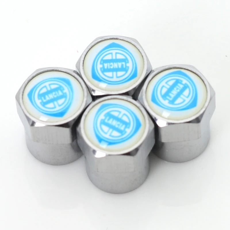 Car tire Valve Caps fit for fiat lancia badge Accessories car styling
