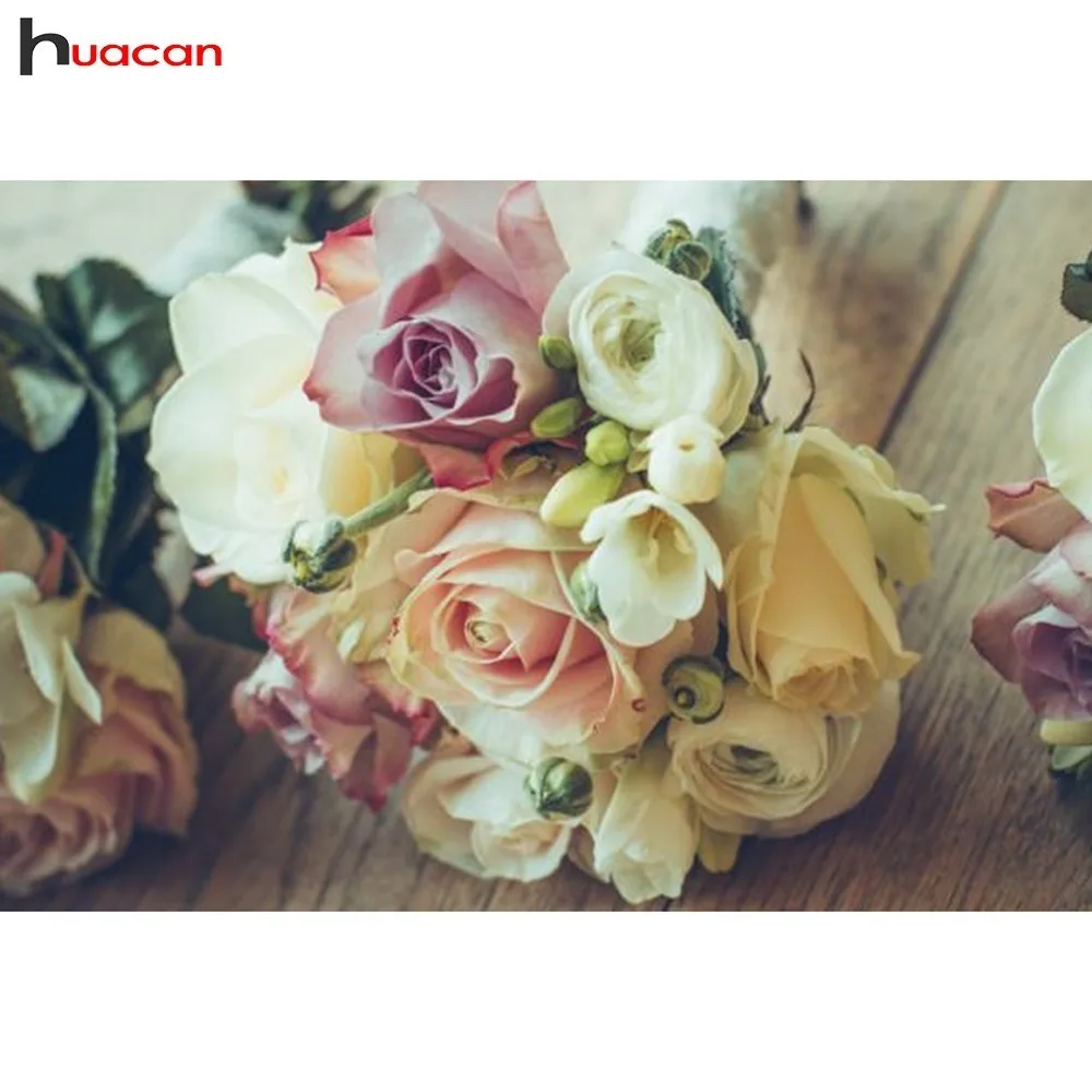 

5D Diy Diamond Painting Flowers Bordados Handmade Cross Stitch Diamond Embroidery Mosaic Full Round Drill Garden Decoration Home