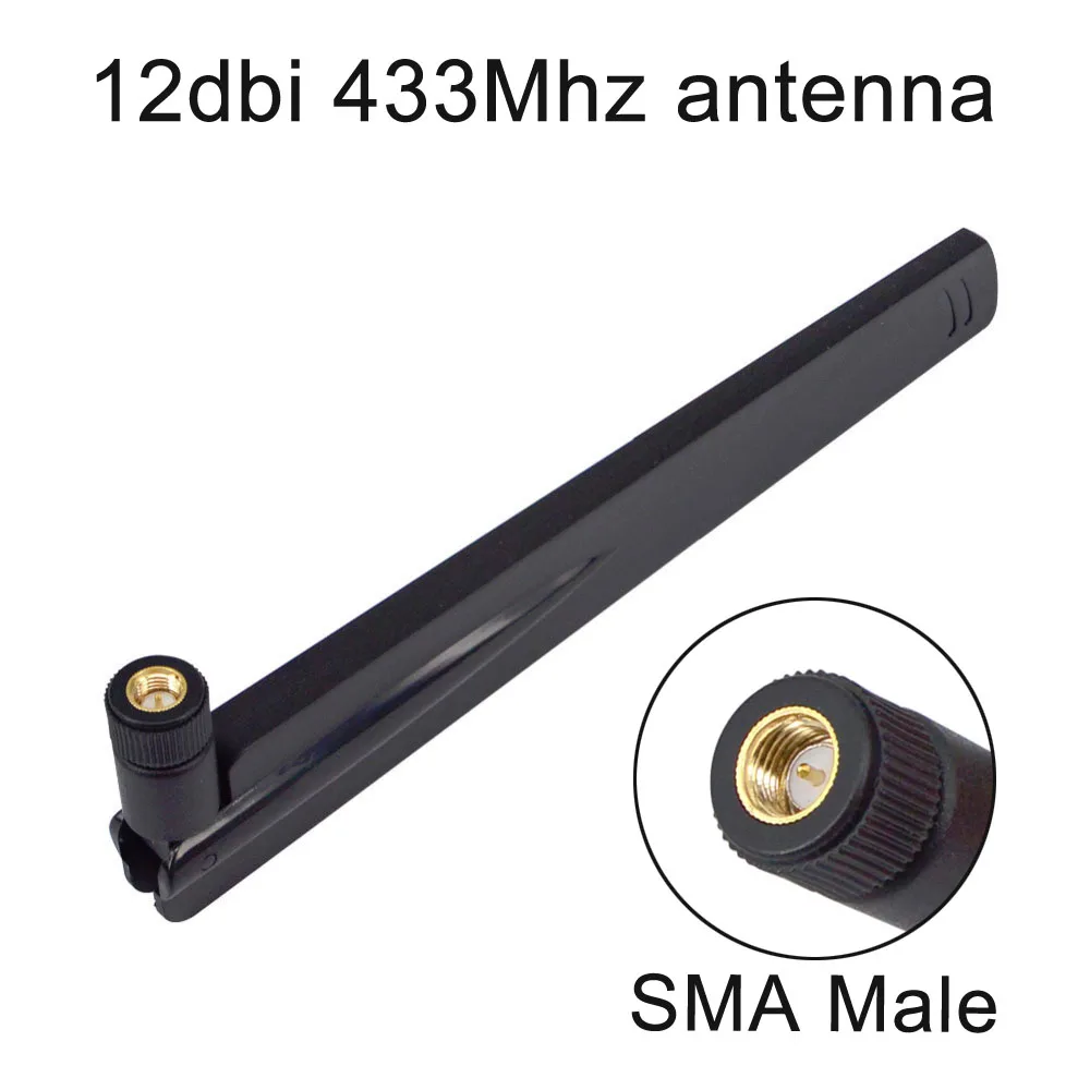 

12 dbi 433Mhz Antenna 433 MHz antena GSM SMA Male Connector for Ham Radio Signal Booster