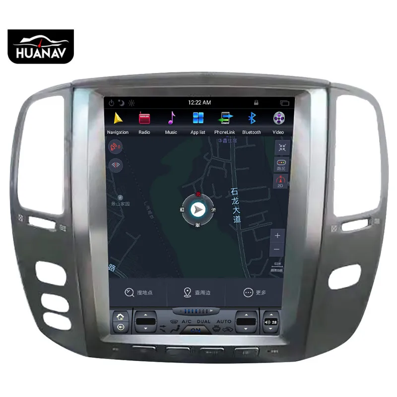 Flash Deal Android 7.1 no Car CD DVD Player GPS Navigation For Lexus LX470 2002-2007 car Radio player multimedia Stereo Auto Head unit tape 5
