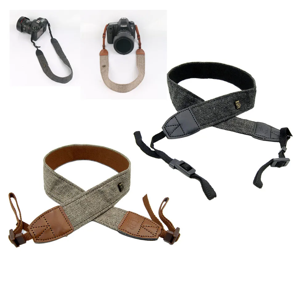 

Camera Accessories Vintage Shoulder Neck Strape Durable Cotton Camera Strap for Sony Nikon Canon Olympus DSLR Camera