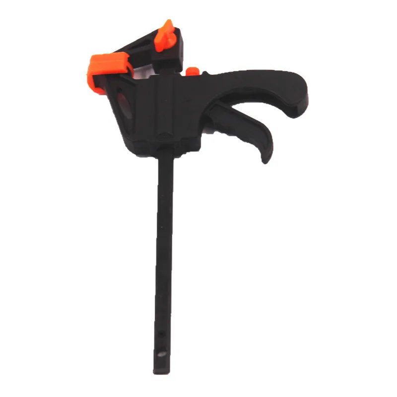 

1pcs 4 Inch Wood-Working Bar Clamp Quick Ratchet Release Speed Squeeze DIY Hand Tools Color Random