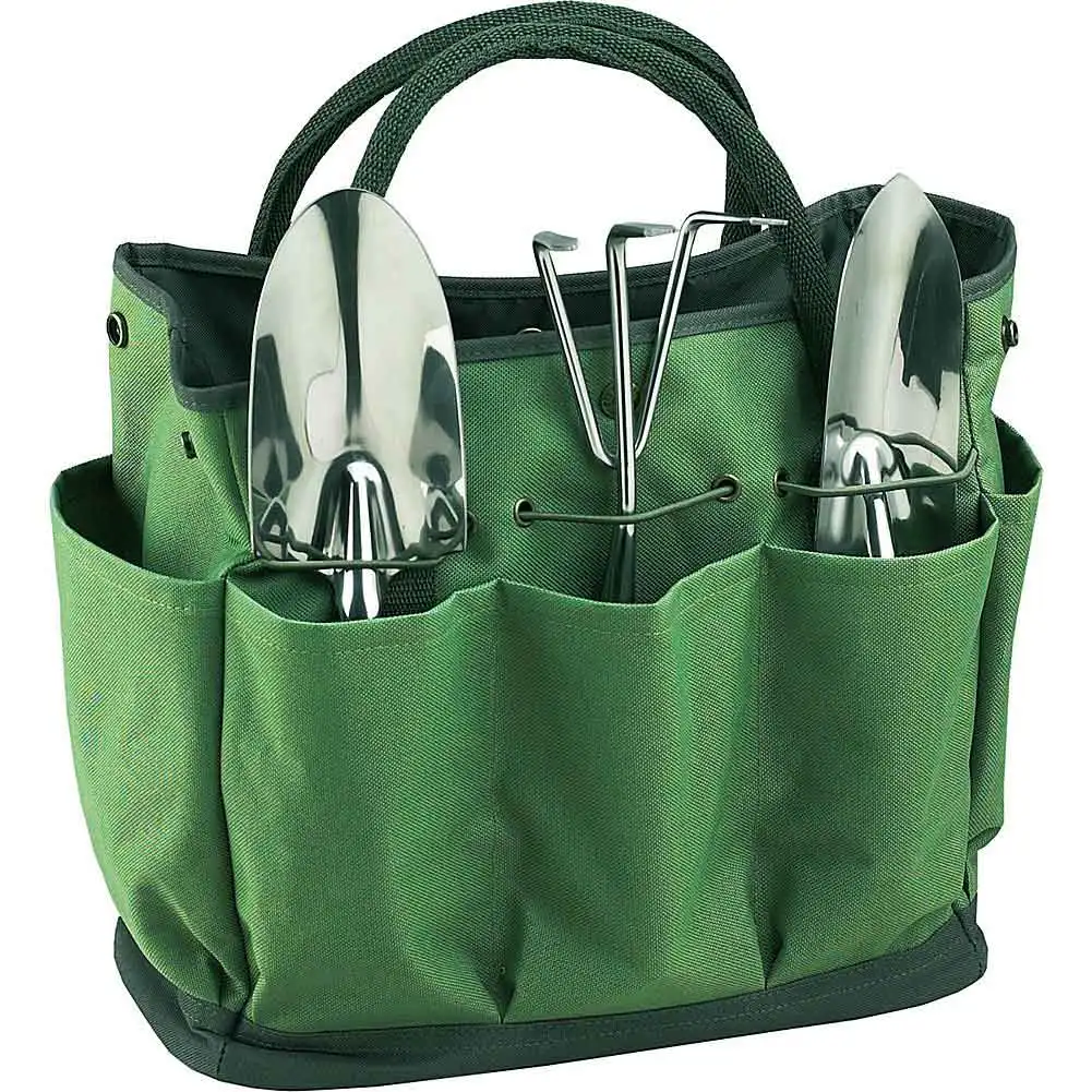 34.3x17.2x30.5cm Garden Tote Bag Gardening Tool Storage Holder Oxford Bags Organizer Tote Lawn ...