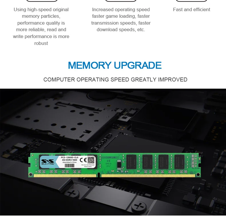 Suntrsi DDR3 8 GB настольная память Rams 1600 MHz 1333 MHz герметичная память DDR 1,5 V 240pin Новинка